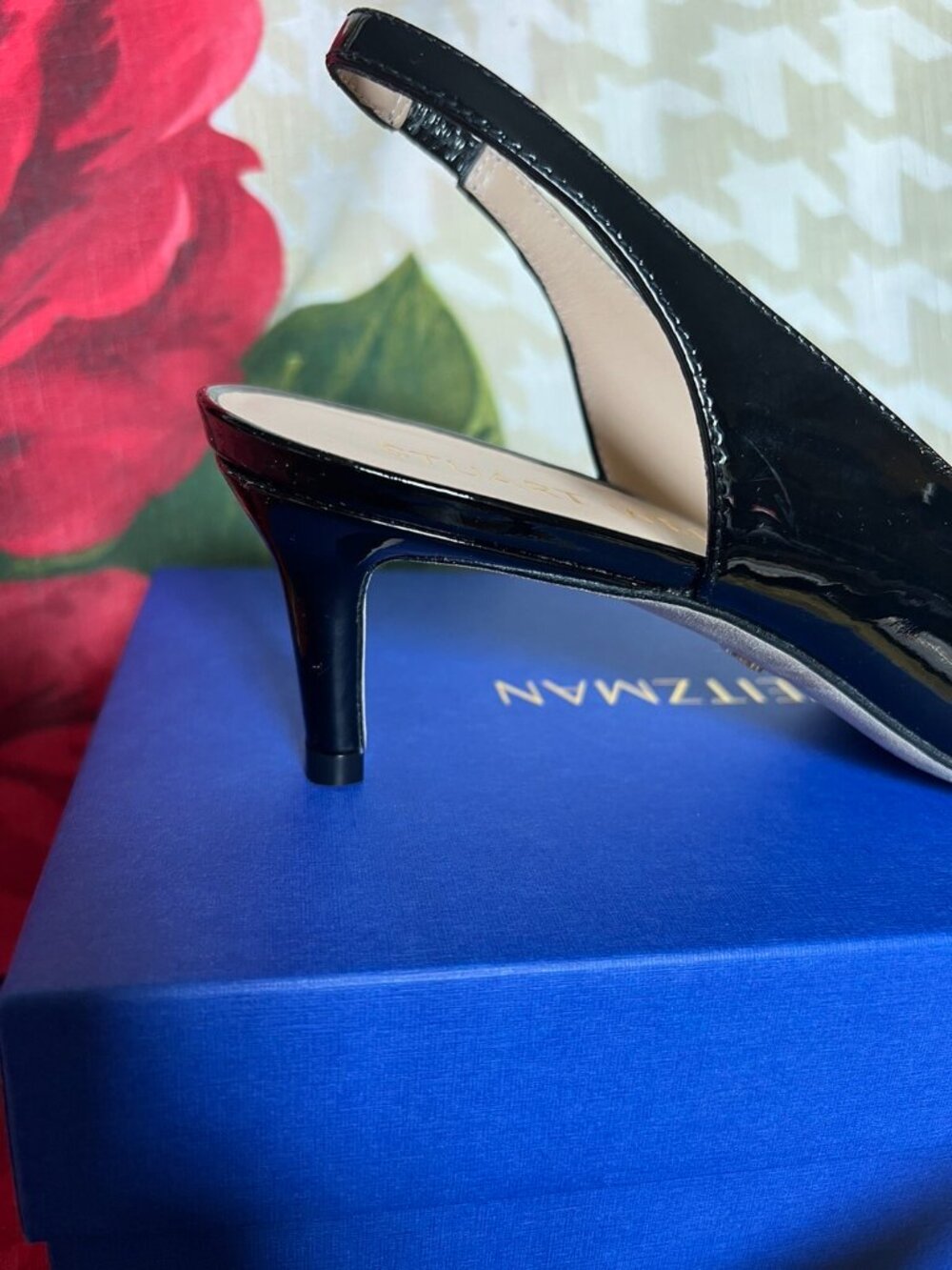STUART WEITZMAN Stuart 50 Slingback pump Black/Patent Leather - Picture 5 of 9